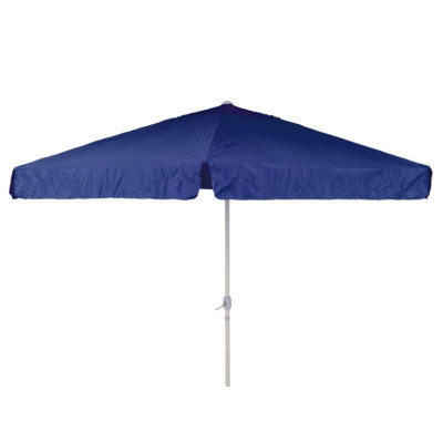 Slnečník s kľučkou Garth - modrý, 4 m