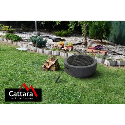 CATTARA Ohnisko LA PALMA sivé MgO, 60 x 40 cm