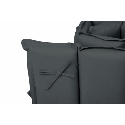 Sada 2x polstrování na lehátko Garthen - antracit