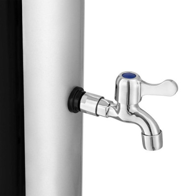 Vonkajšia solárna sprcha 40 l s dažďovou hlavicou a reguláci