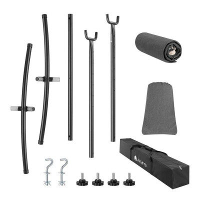 Záhradná hojdacia sieť s oceľovým stojanom, 279 x 109 x 101