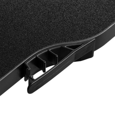 Výškovo nastaviteľný pracovný stôl 160x75 cm, čierny