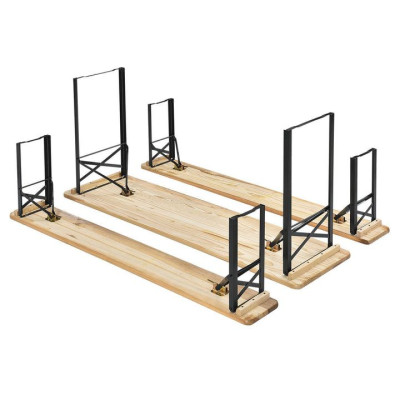 Záhradný pivný set, skladací, drevo/kov, 170 cm