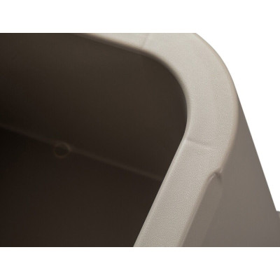 PETRA plastový stôl + box, šedá