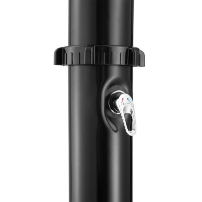 Vonkajšia solárna sprcha s objemom 35 l, dažďovou hlavicou