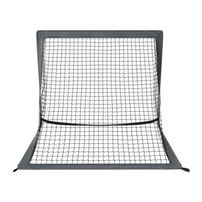 Sada 2 skladacích futbalových bránok 120 × 90 cm, sivá