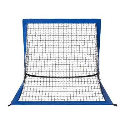 Sada 2 skladacích futbalových bránok 120 × 90 cm, modrá