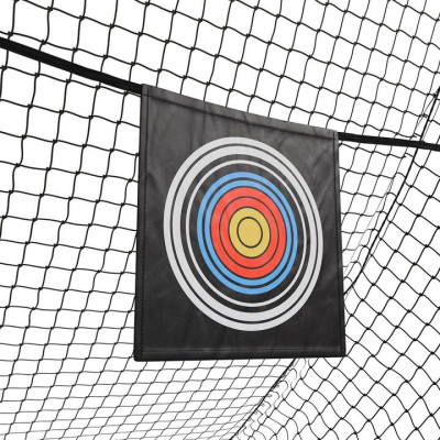 Sada 2 skladacích futbalových bránok 120 × 90 cm, červená