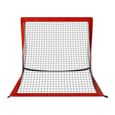 Sada 2 skladacích futbalových bránok 120 × 90 cm, červená