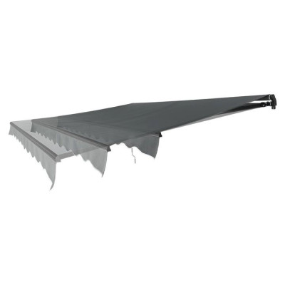 Vonkajšia markíza 300 x 250 cm, sivá,s nastaviteľným sklonom
