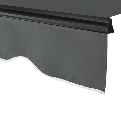 Vonkajšia markíza 300 x 250 cm, sivá,s nastaviteľným sklonom