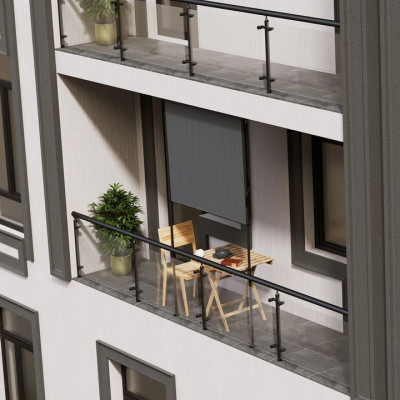 Vertikálna markíza na balkón 150 x 270 cm, ochrana proti UV