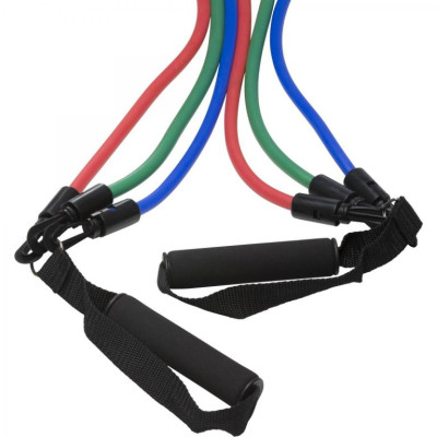 Gorilla Sports Posilňovacie gumy, sada, 3 obtiažnosti