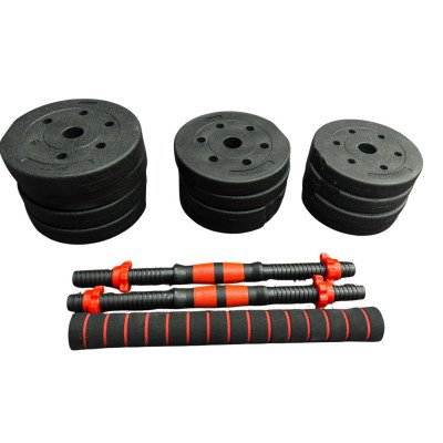 Nakladacie činky 2v1 – jednoručné aj obojručné, 20 kg