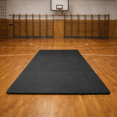 Gymnastická podložka XXL 210 × 110 × 2 cm čierna