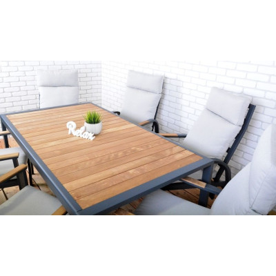 Hliníkové kreslá ANNECY DUO 2 ks