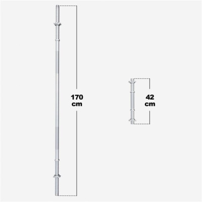 Činková sada Gorilla Sports 100 kg s plastovým povrchom