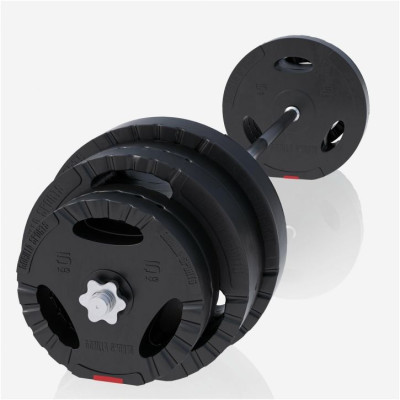 Univerzálna činková sada 100 kg Gorilla Sports, plast/cement