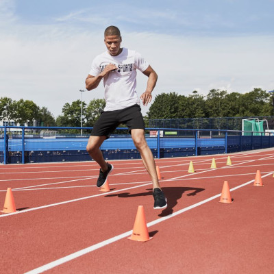 Oranžové tréningové kužele 23 cm – sada 10 ks