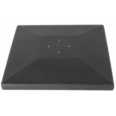 Betónový podstavec na slnečník 73x73 cm, 50 kg, čierny