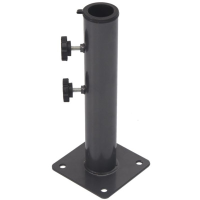 Betónový podstavec na slnečník 73x73 cm, 50 kg, čierny