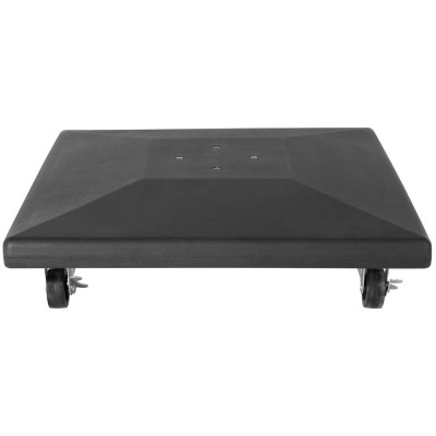 Betónový podstavec na slnečník 73x73 cm, 50 kg, čierny