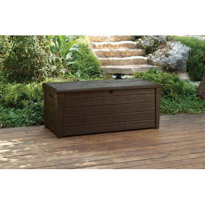 Záhradný úložný box BRIGHTWOOD 455 l – hnedý