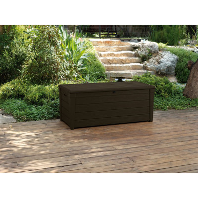 Záhradný úložný box BRIGHTWOOD 455 l – hnedý
