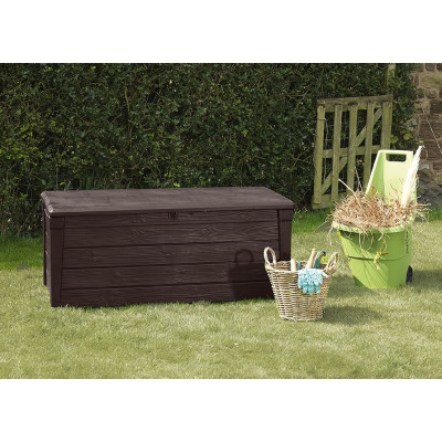 Záhradný úložný box BRIGHTWOOD 455 l – hnedý
