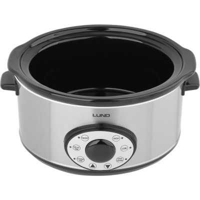 Keramický pomalý hrniec s digitálnym časovačom 4,5 l nerez