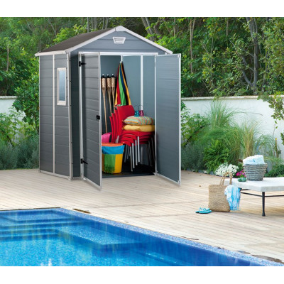 Záhradný plastový domček MANOR 6x5DD