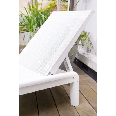 Ležadlo MALLORCA, biele