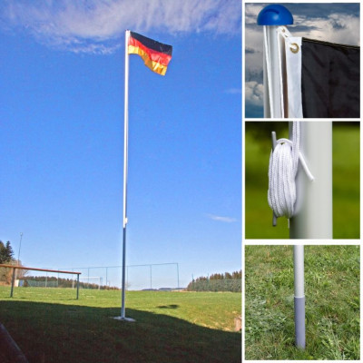 FLAGMASTER Vlajkový stožiar vr. vlajky Ukrajina, 650 cm