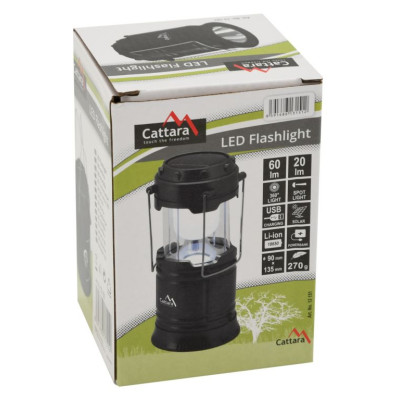 Cattara svietidlo kempingové vysúvacie LED, 20 / 60 lm