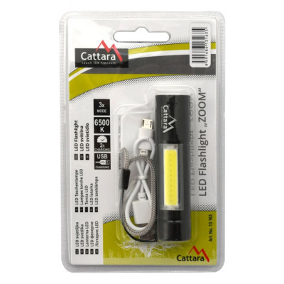 Cattara vreckové nabíjacie svietidlo LED, 120 lm