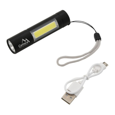 Cattara vreckové nabíjacie svietidlo LED, 120 lm