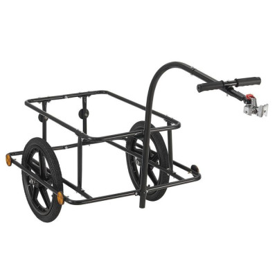 Prepravný príves za bicykel 90 l s plachtou, čierny