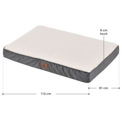 Ortopedický pelech pre psy a mačky 76x51 cm, béžovo-sivý