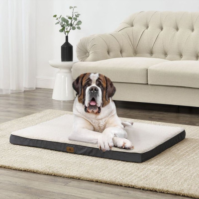 Ortopedický pelech pre psy a mačky 76x51 cm, béžovo-sivý