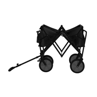 Skladací transportný vozík, čierny, 100 kg, 92x53x102 cm