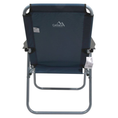 Kempingová skladacia stolička LYON - tmavomodrá