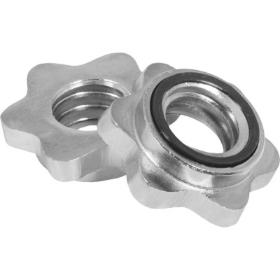 Gorilla Sports Sada liatinových činiek 30 kg, hviezdicové zámky