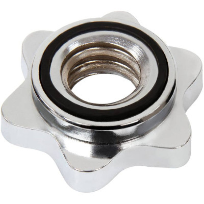 Physionics činková chrómovaná tyč, 140cm + hviezdicové zámky