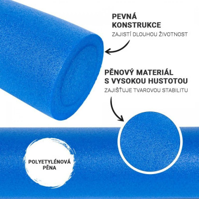 Gorilla Sports Pilates valec 60 x 15 cm, modrý
