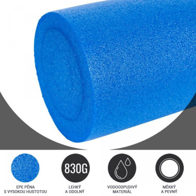 Gorilla Sports Pilates valec 60 x 15 cm, modrý