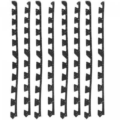 Gorilla Sports sada ochranných podložiek, 4 ks, čierna/biela