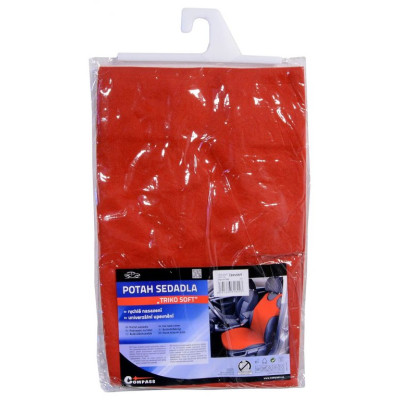 Autopoťah TRIKO SOFT predný - 1 ks, červený