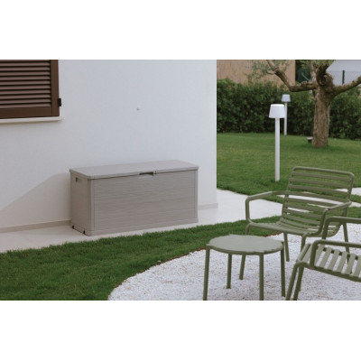 WOODYS záhradný plastový úložný box 280 L, svetlo šedá