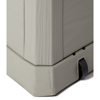 WOODYS záhradný plastový úložný box 280 L, svetlo šedá