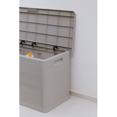 WOODYS záhradný plastový úložný box 280 L, svetlo šedá